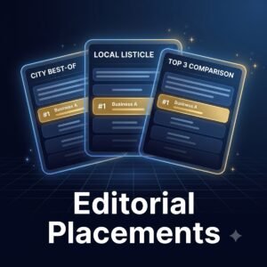 Editorial Placements - Get Featured in AI-Cited Articles