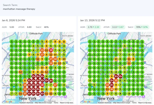 Manhattan Massage Therapy A 32% Boost in Dominant Map Coverage!